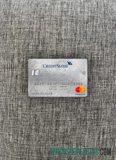Suíça Credit Suisse Bank Mastercard Photolook Front amostra